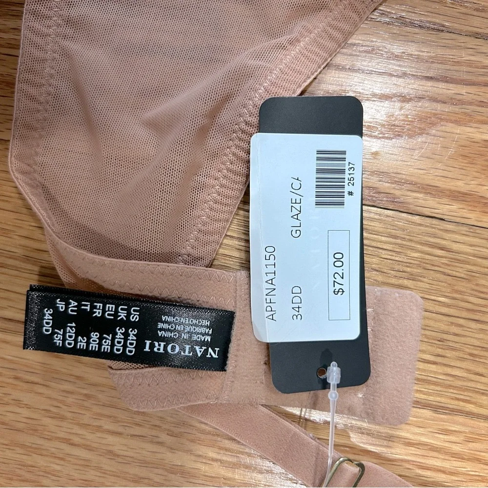 NWT 34DD Natori 721150 Flora Contour Underwire
Bra Camel New with Tags - Picture 7 of 8